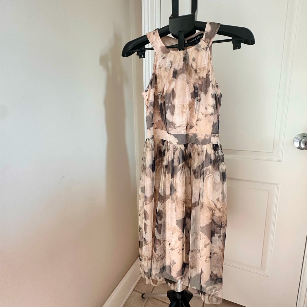 Floral tulle dress